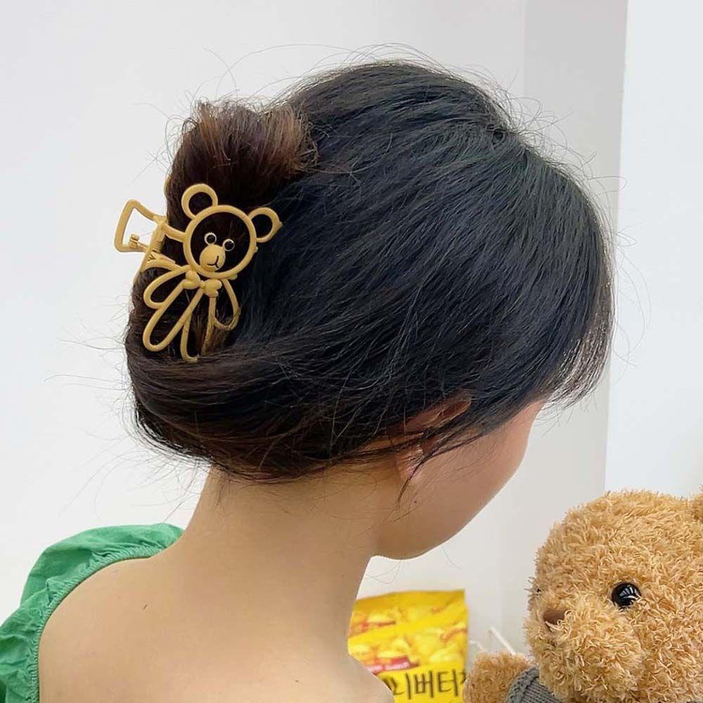 [Elegan] Wanita Hiu Klip Merah Muda Kawaii Aksesoris Rambut Kitty Kucing Hiasan Kepala Jepit Rambut Gaya Korea Hair Clips