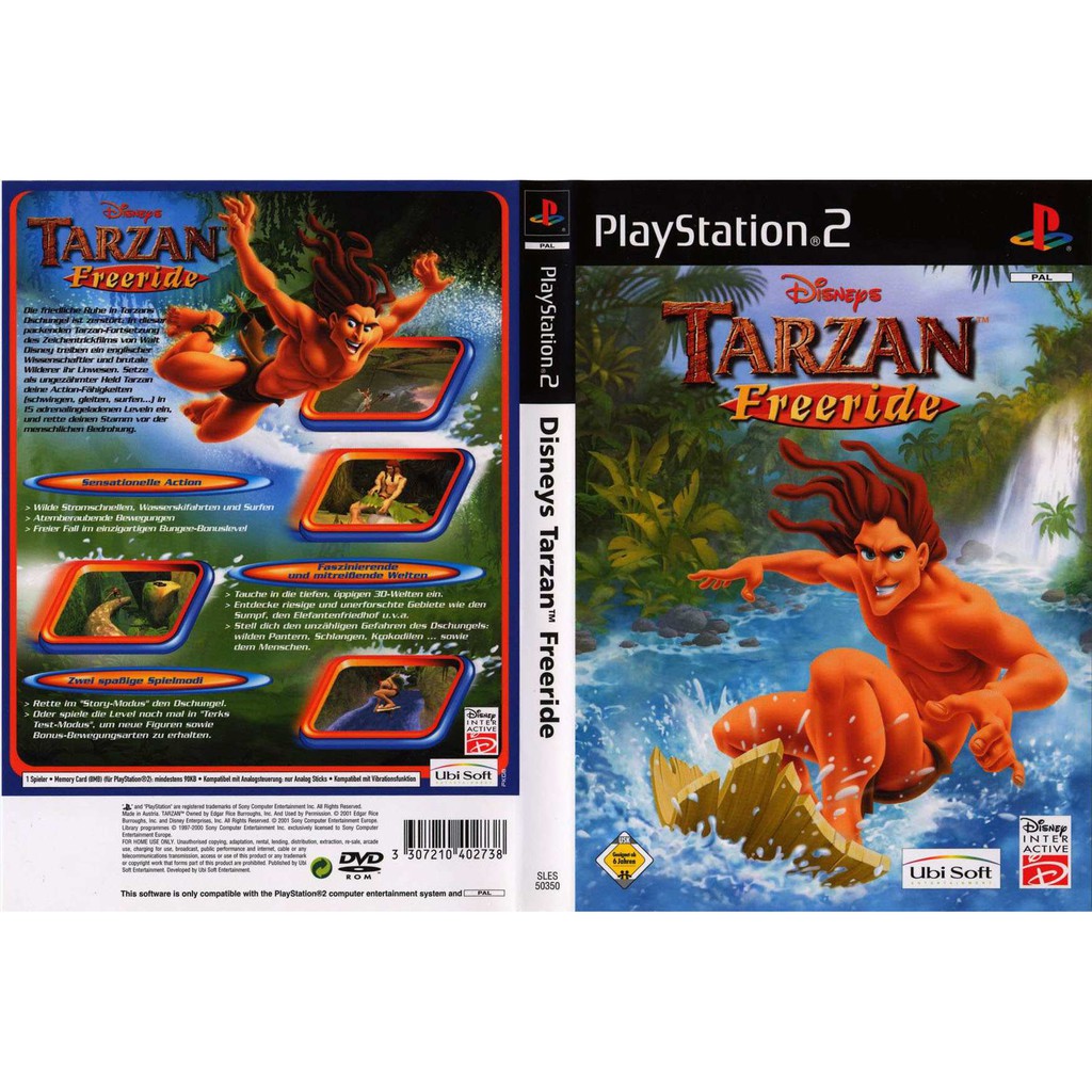 Kaset PS2 PETUALANGAN TARZAN untamed