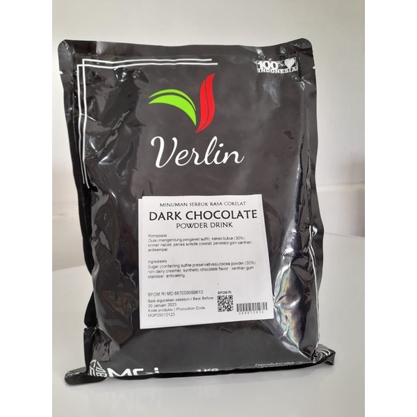 

Bubuk Minuman Dark Chocolate Verlin 1Kg BEST SELLER!