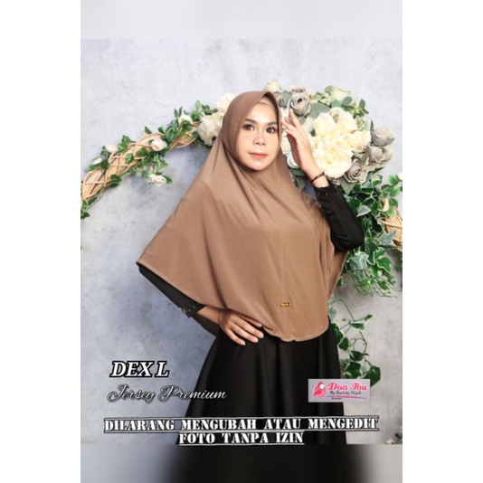 KHIMAR JERSEY PREMIUM DEX L ORI DOA IBU