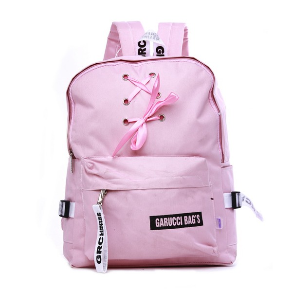 tas ransel anak remaja perempuan GRCI-80 - tas sekolah anak sd-smp-smk murah pink