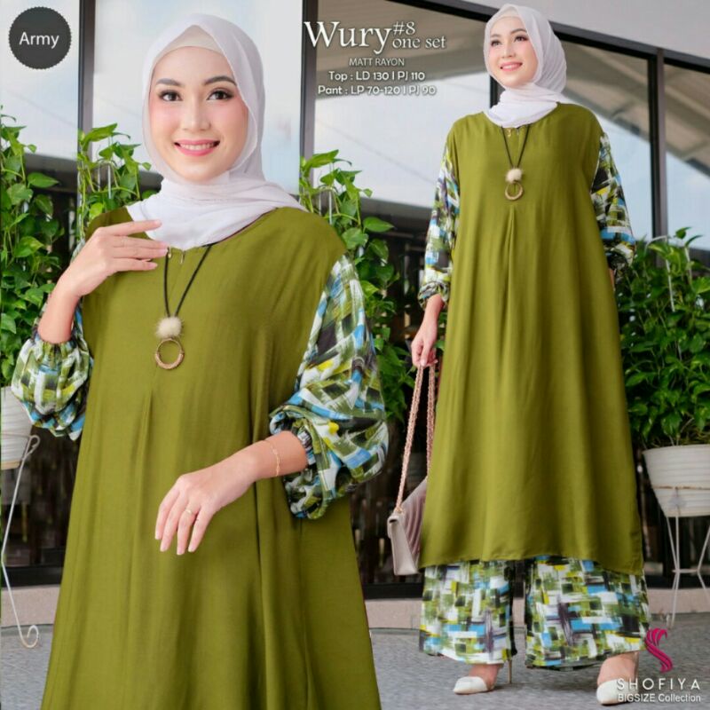 WURY Series One Set (top &amp; pant) Ori by Shofiya