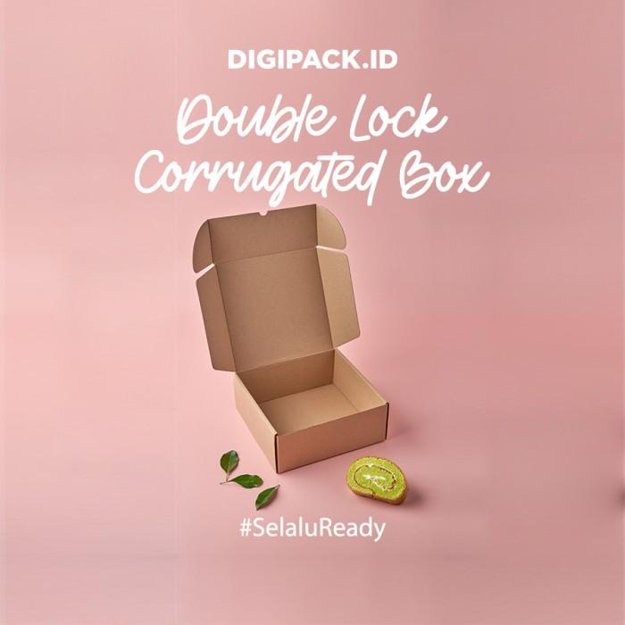 Packa | [Digipack] Brown Corrugated Box Id: 20 X 20 X 8 | Kotak | Kardus Murah Meriah Ready