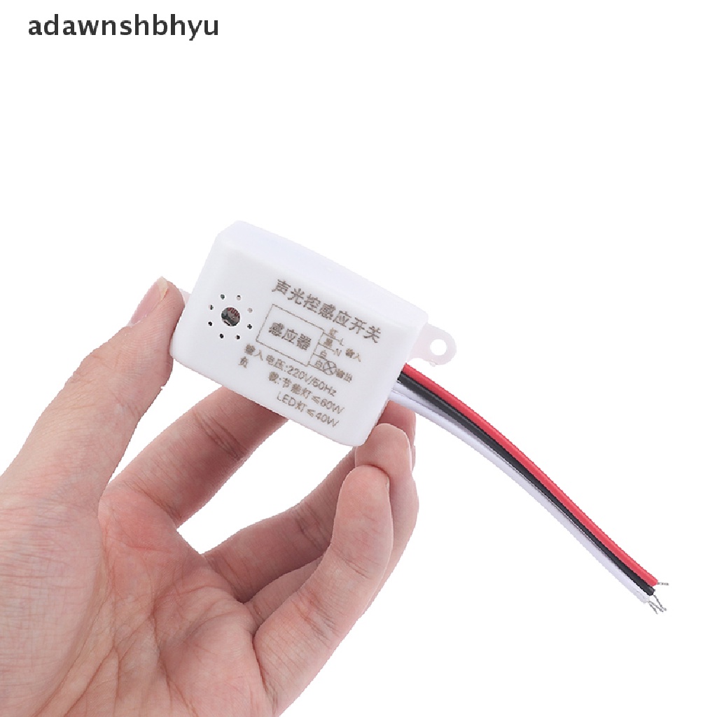 Adawnshbhyu Saklar Lampu 220V Dengan Sensor Suara Untuk Indoor