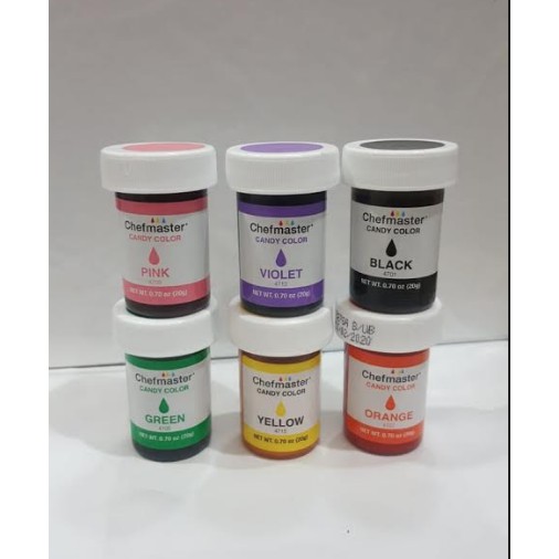 

Chefmaster Candy Color Oil Base Coloring Pewarna Coklat Import