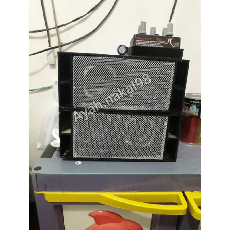 Miniatur sound system bass horeg ditambah subwoofer 2 inch dan amplifier mini bluetot 5v