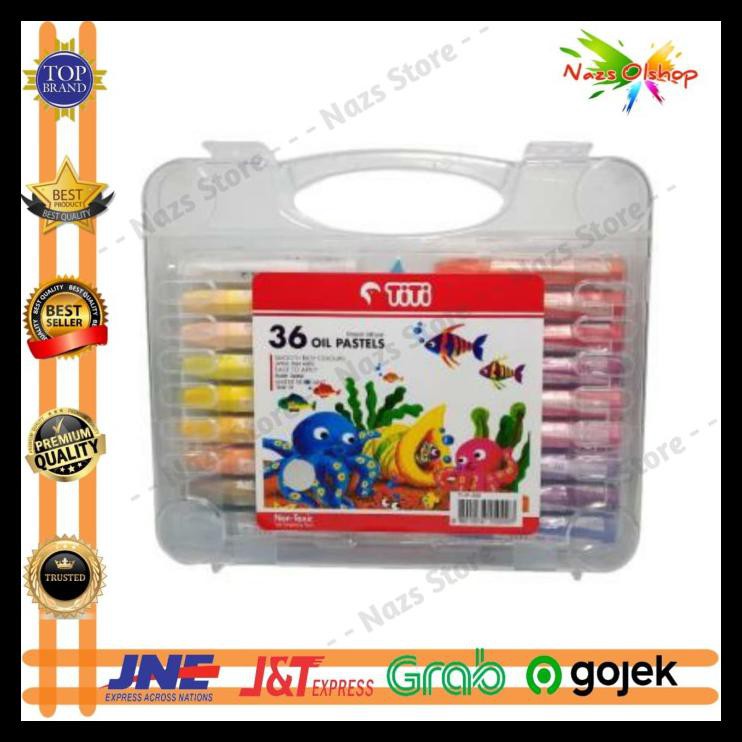 

Ready Alat Menggambar / Melukis / Mewarnai Crayon Titi Isi 36 Warna