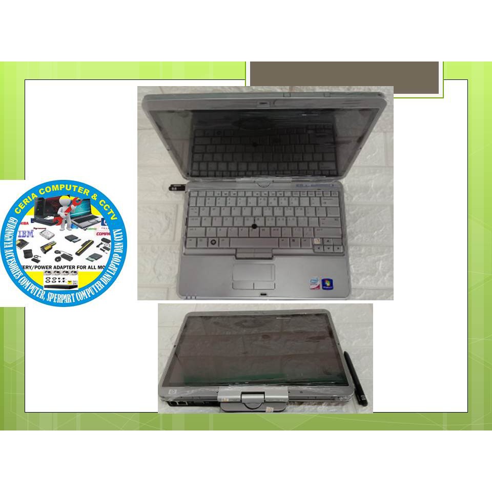 LAPTOP LEPTOP HP 2730P CORE 2 DUO TABLET PC RAM 2GB SSD 120GB BAGUS BERGARANSI MURAH PROMO SEKOLAH