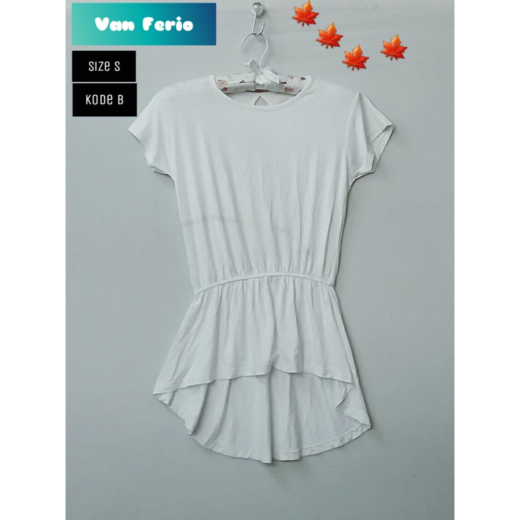 Baju Blouse Putih Wanita - Rijek / BS Kode B