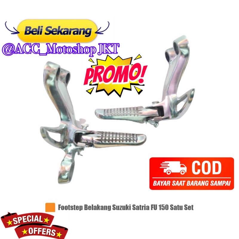 power foot step satria fu postep belakang satria fu universal semua motor