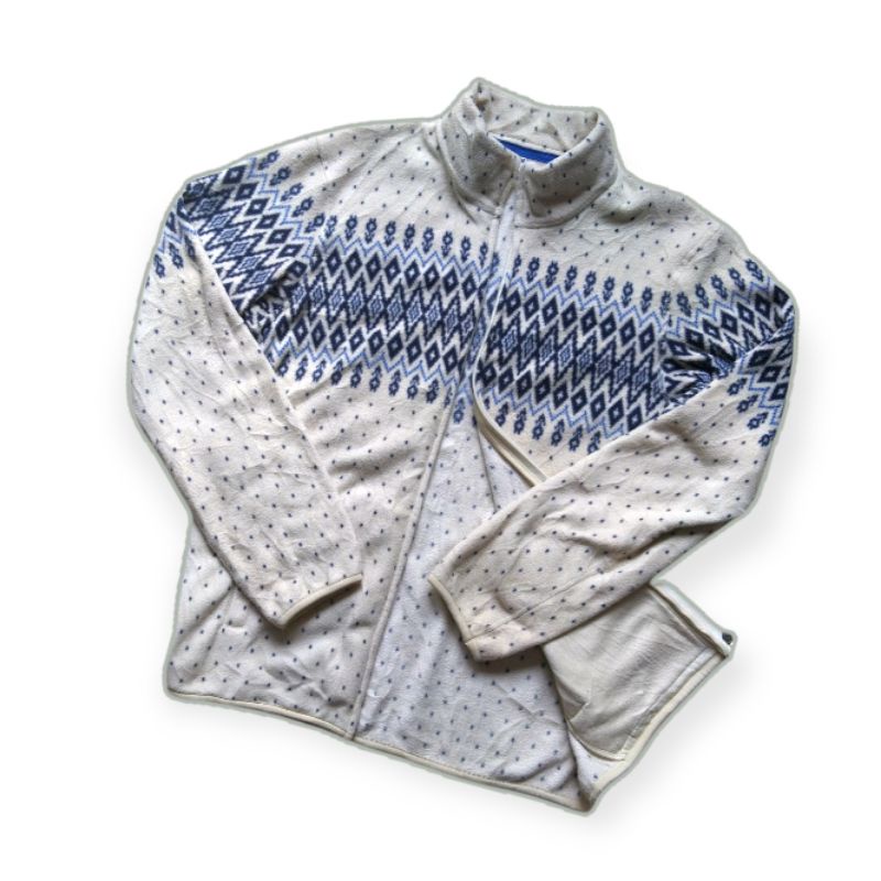 WTS FLEECE JACKET MOTIF NAVAJO BY UNIQLO