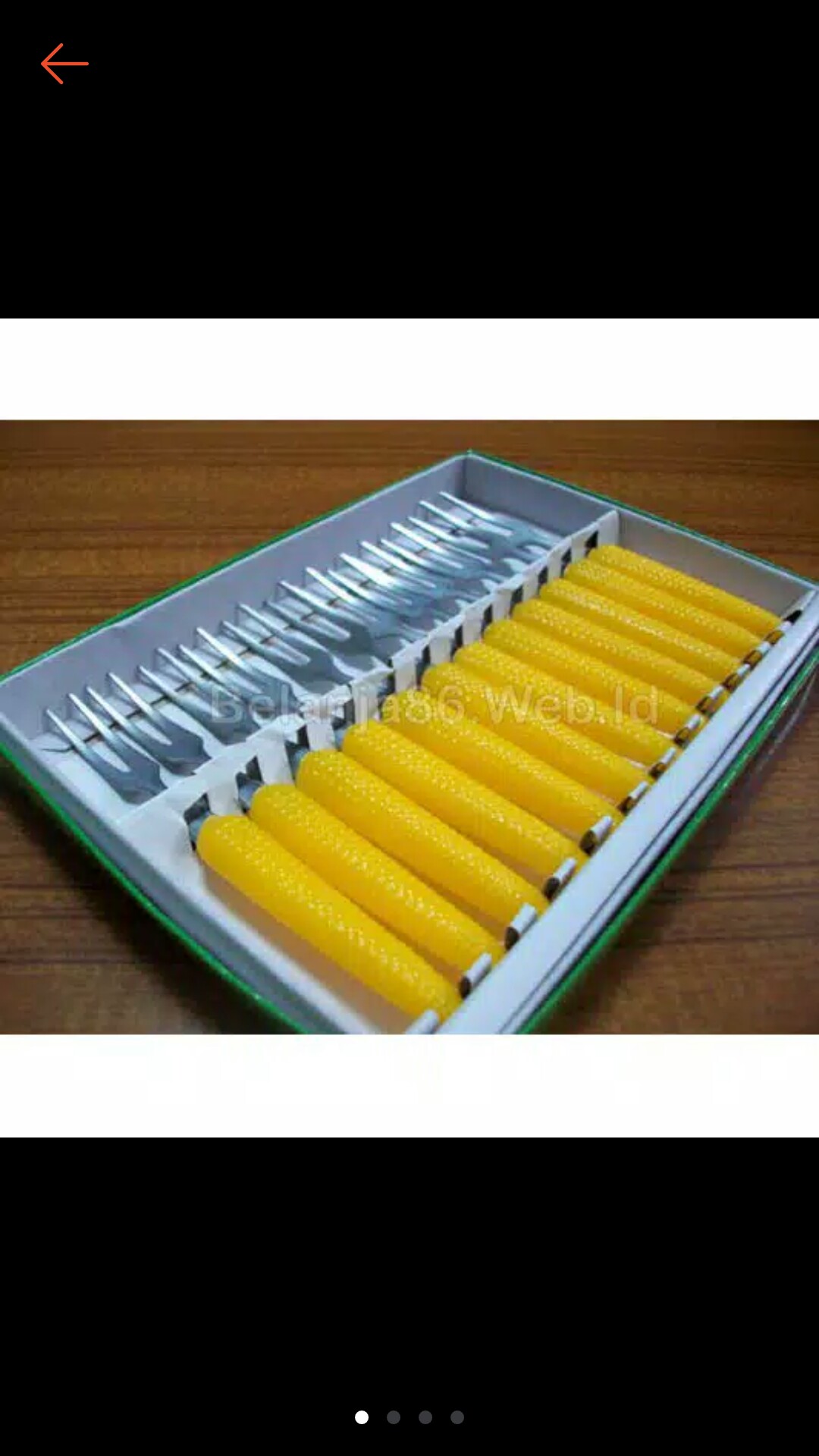 12pcs Garpu Jagung Kecil/ Cake Fork -  Fruit & Cakes Little Fork
