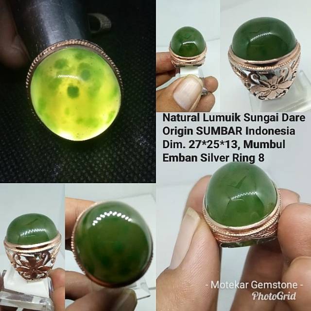 Colector Item Natural Lumuik Sungai dareh Bigsize mumbul mulus, serat enceer