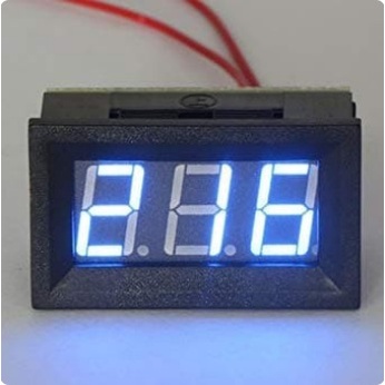 Volmeter DC 4.5V-30V Voltmeter Digital Volt meter 0.56 inch 2 kabel