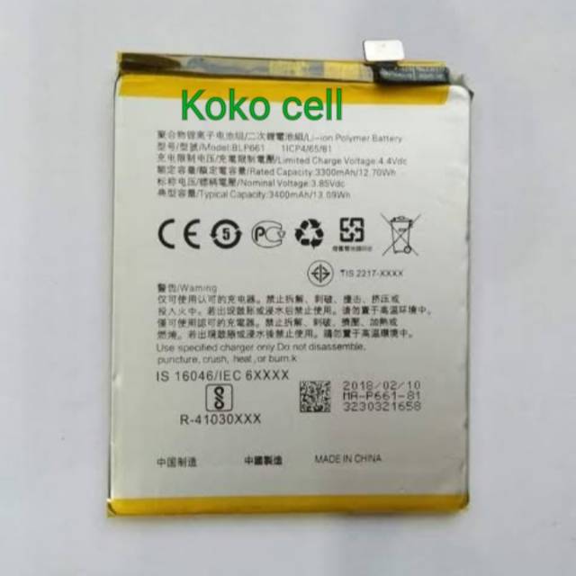 Batre oppo F7 BLP661 original.readyyyyyyy
