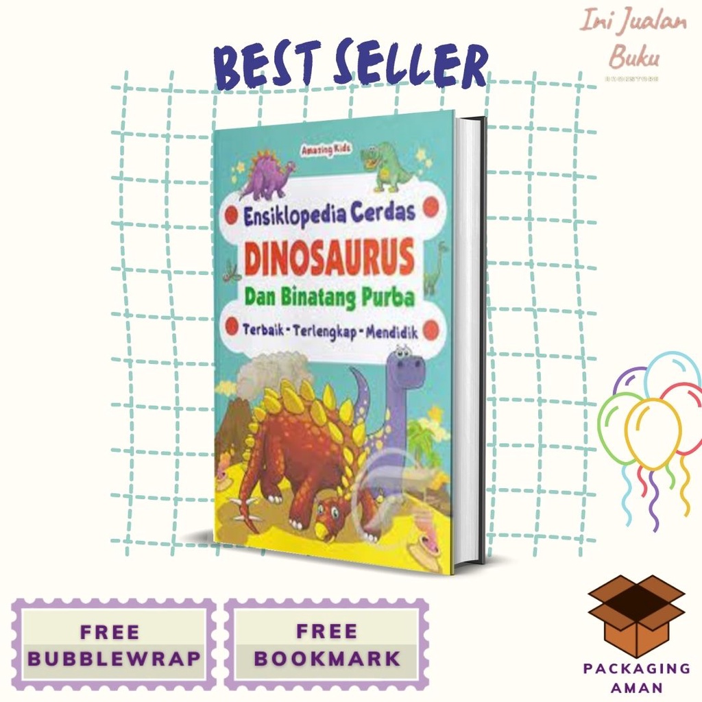 Jual Buku ENSIKLOPEDI CERDAS DINOSAURUS & BINATANG PURBA - C- Klik ...