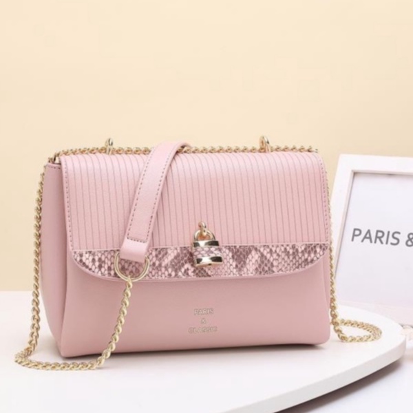 Paris Classic Tas Wanita Import Original Branded Terbaru Tas Fashion Hand Bag Wanita Tas Jinjing Selempang Wanita [26017]