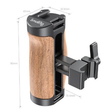 SmallRig DSLR Wooden NATO Side Handle Handgrip