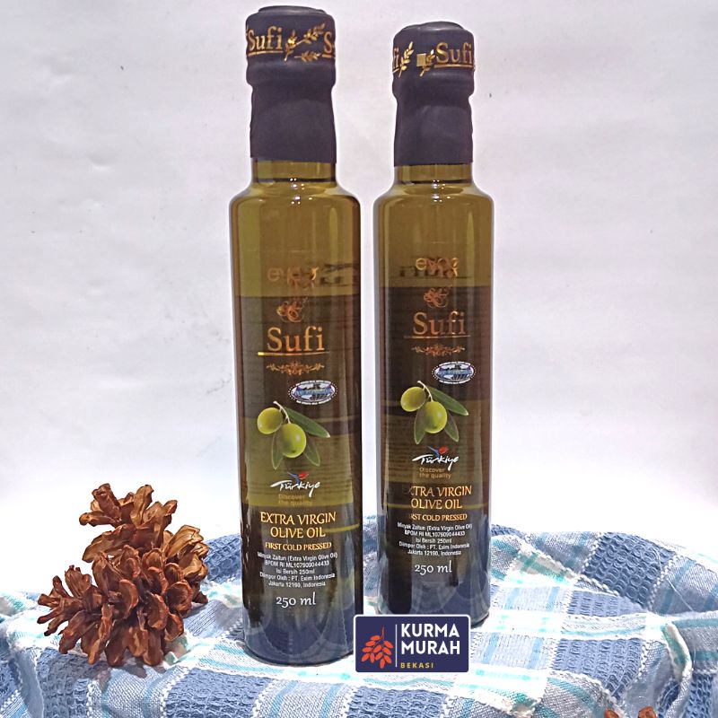 Sufi Extra Virgin Olive Oil 250 ml | Minyak Zaitun Asli Original Turki, Turkey