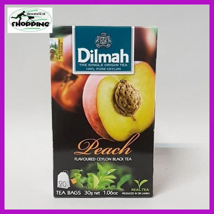 

E6Tdr6G- Dilmah Peach 20 Bags 30 Gr Uoy86Ky-
