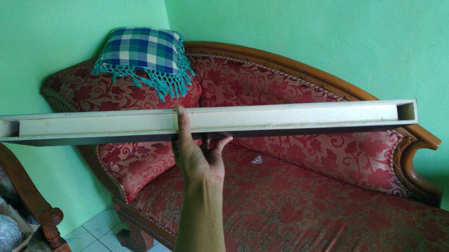 Set Rak Ambalan Dinding Minimalis 2 Pcs Uk. 60,60 Cm