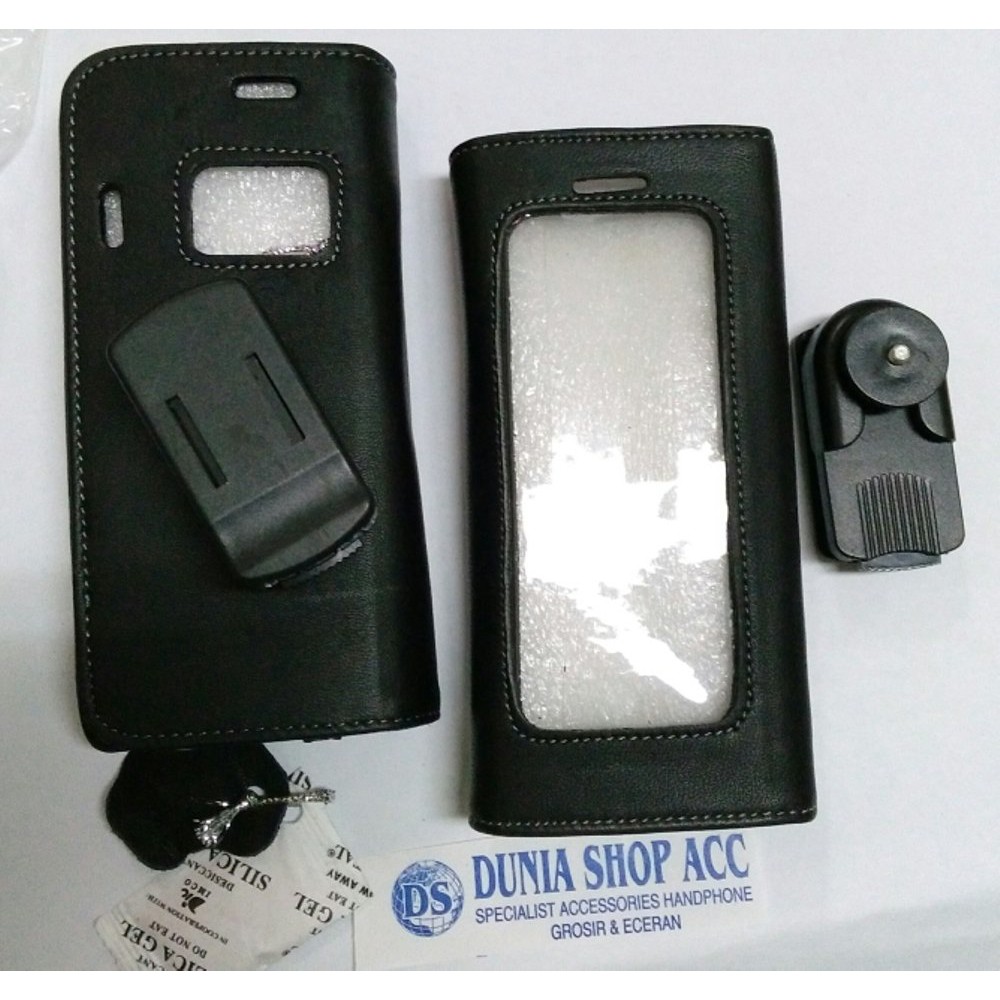 Promo Sarung  Pinggang PDA Nokia E90 Communicator Model Back klip Kulit Asli Murah