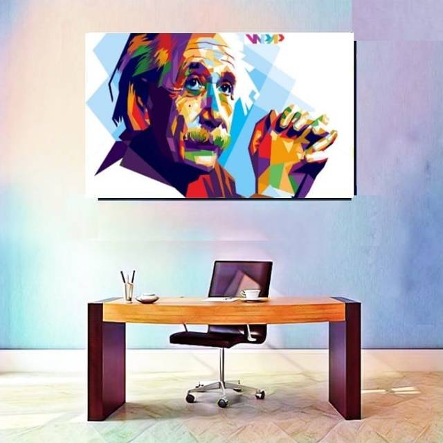 Albert Einstein Poster + Frame