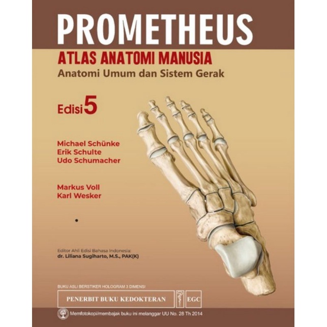 [ORIGINAL] EGC Atlas Anatomi Prometheus Edisi 5(3 Buku)
