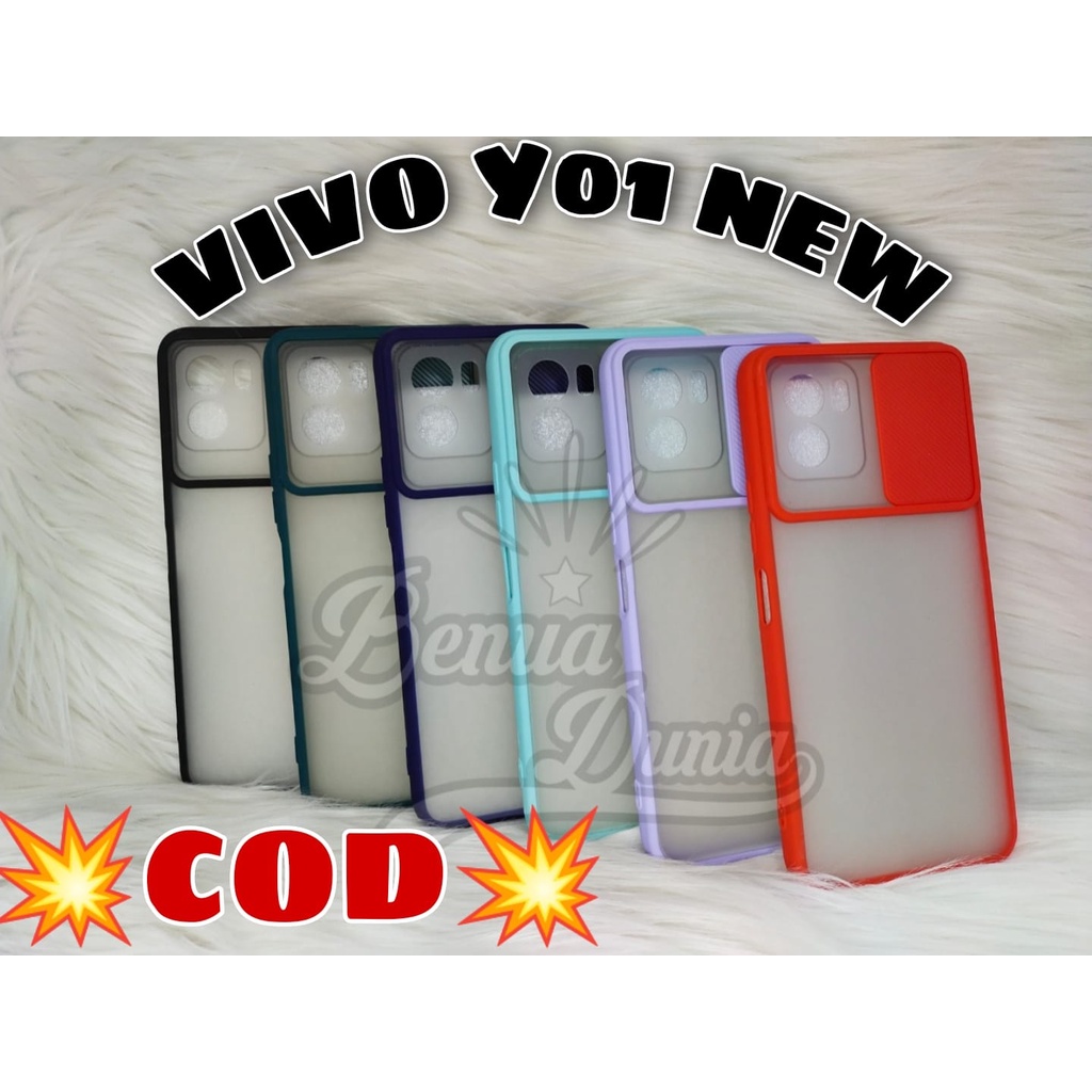 CASE SLIDE VIVO Y01 NEW // CASE SLEDING PROTECTION PELINDUNG KAMEAR VIVO Y01 NEW - BD