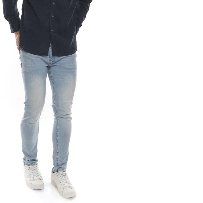 ➢ Kemeja Pria Kodorai Panjang Kantong Dua Warna Biru Tua 2004.816.1 ✥