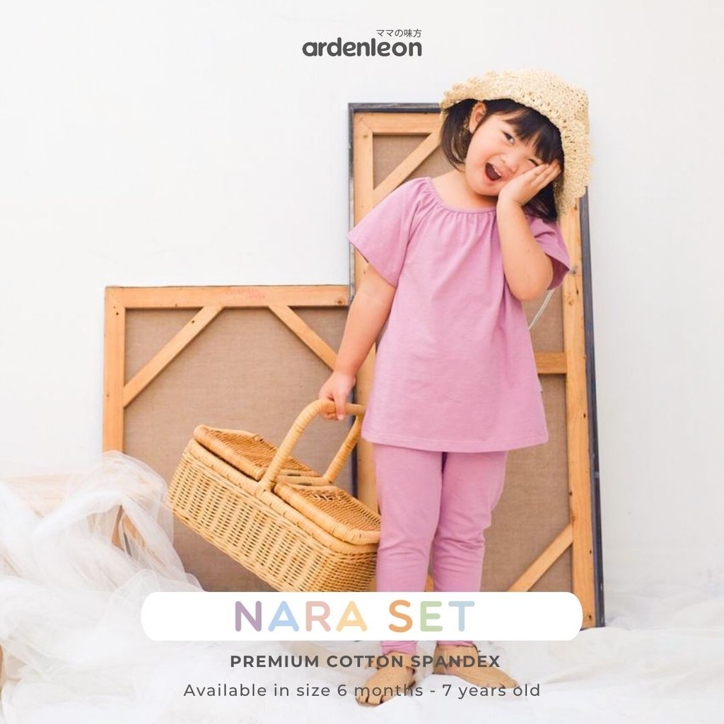 Ardenleon Girls Nara Set / Setelan Anak Cewek