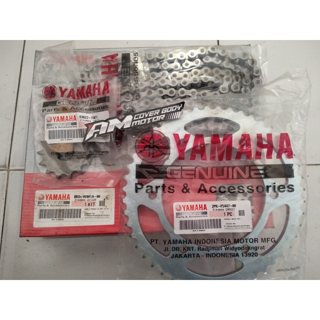 GEARSET R15 NEW BK6-W001A-00 YAMAHA