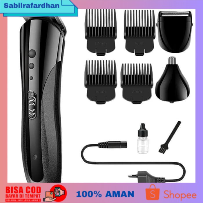 (COD PROMO) Alat Cukur Rambut Kemei KM-1407 Hair Clipper Shaver All In One KM 1407 - KM 1407