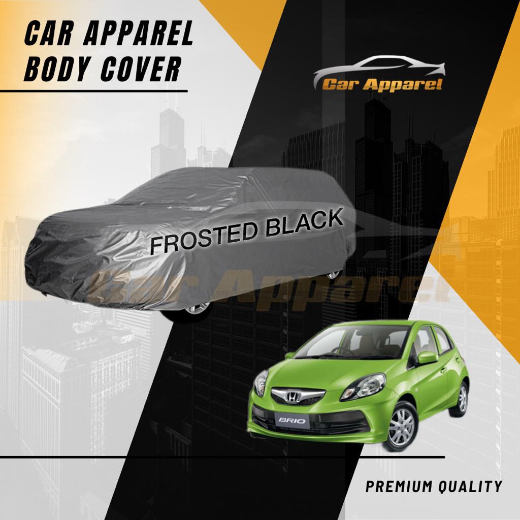 Sarung Mobil Brio Satya 2012-2017 Black Premium Body Cover Brio Satya