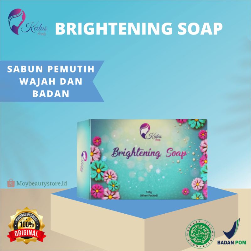 [ORIGINAL] SABUN KEDAS BEAUTY /KEDAS BEAUTY ORIGINAL BRIGHTENING SOAP KEDAS BEAUTY