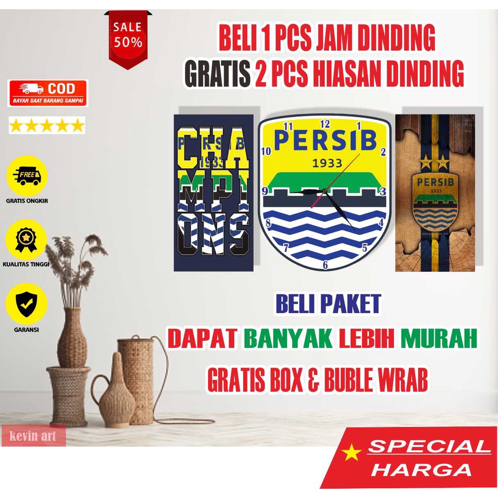 JAM DINDING BESAR KAYU UNIK LOGO PERSIB BANDUNG CUSTOM TEMPEL DINDING AESTHETIC KARAKTER KALIGRAFI AESTHETIC MURAH BAGUS 3d DEKORASI DINDING MINIMALIS 1 SET MEWAH WALL DECOR KOLEKSI HADIAH KADO PERNIKAHAN ULANG TAHUN WISUDA KOLEKSI KLUB BOLA NASIONAL