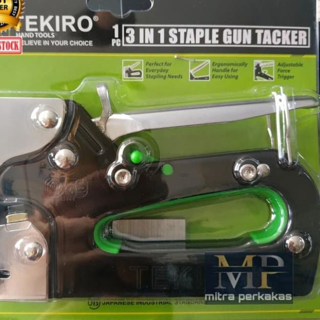 

Ready Stock!-251 Tekiro Staples tembak 6 - 14 mm Staple gun tacker 3 in 1 Steples