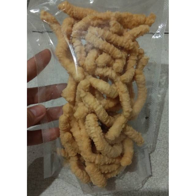 

Keripik ulat sutra