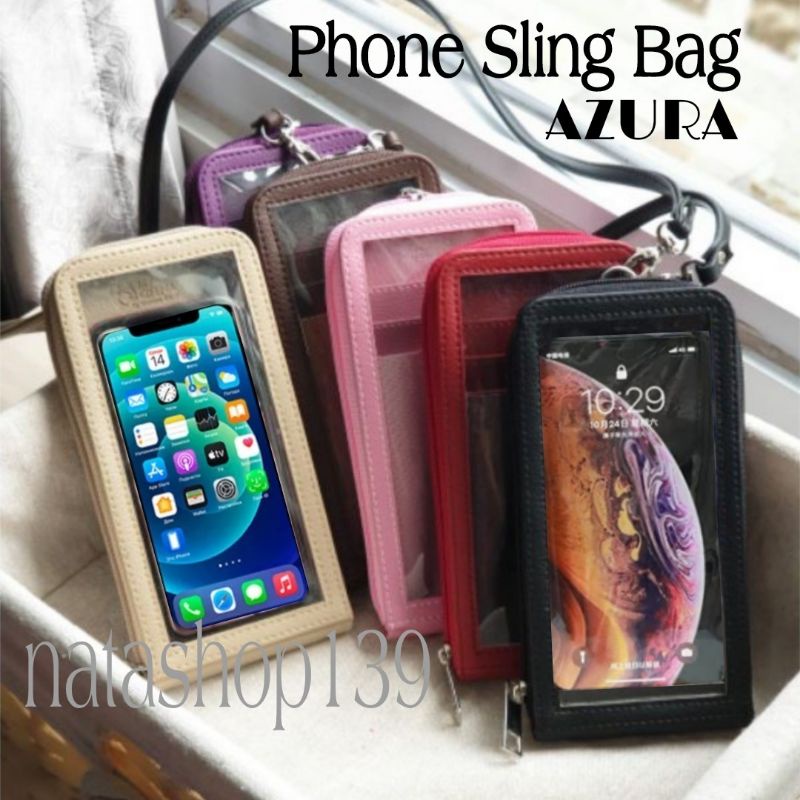 Hot Sale Azura Phone Sling Bag Tas HP Tas Selempang Tas Wanita Tren Kekinian