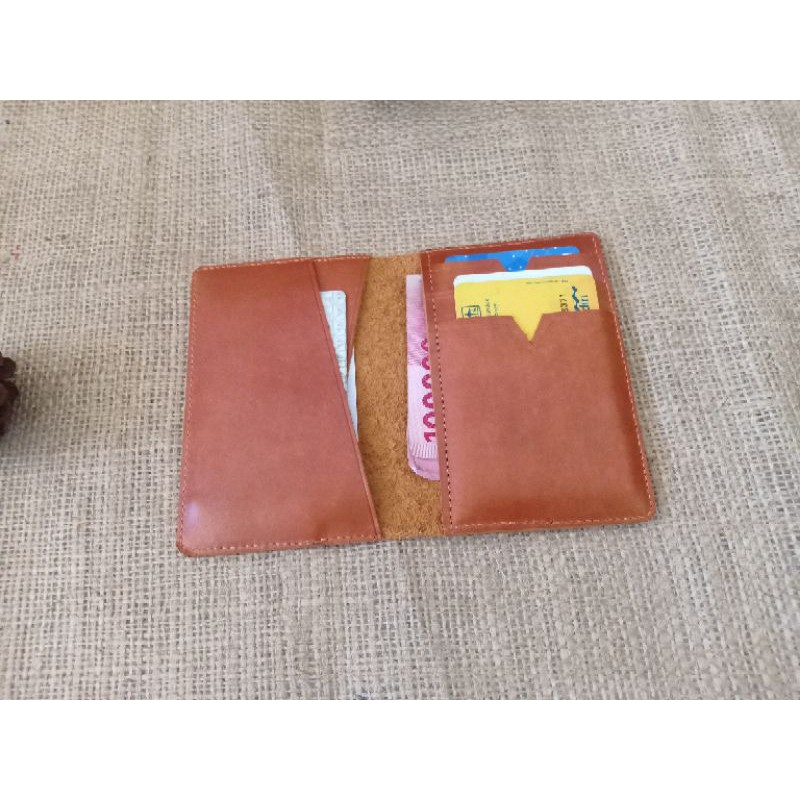 Dompet Kartu Lipat Full Kulit Sapi