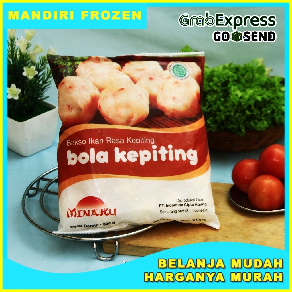 

MINAKU Baso Bola Kepiting 500gr - Makanan Beku Olahan