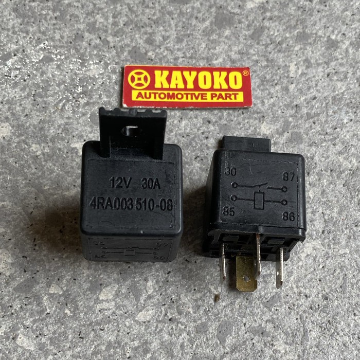 Relay kaki 4 30a 4RA003510-08 klakson