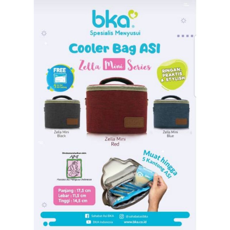 BKA Cooler Bag ASI Zella Bag Big Series, Mini Series / Tas Bekal Anak