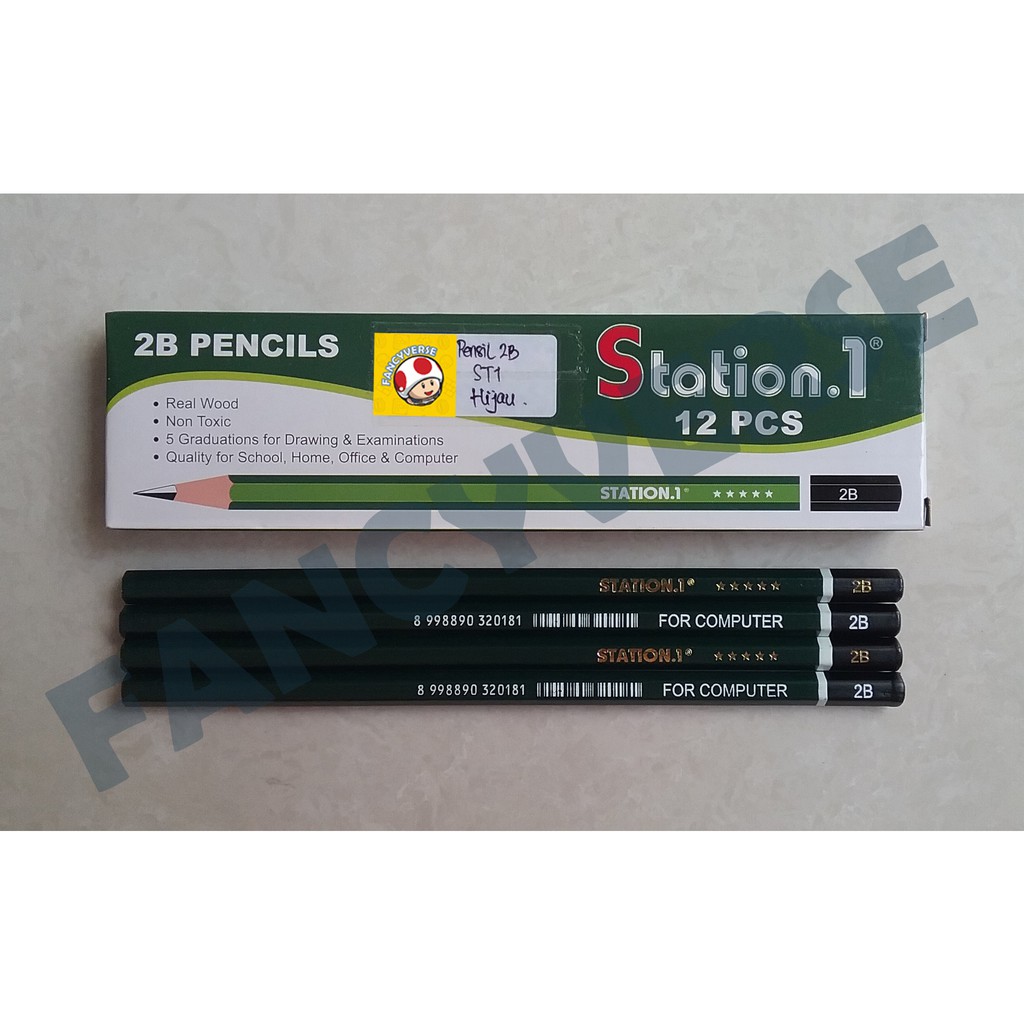 

Pensil 2B Station 1 Green / Pencil
