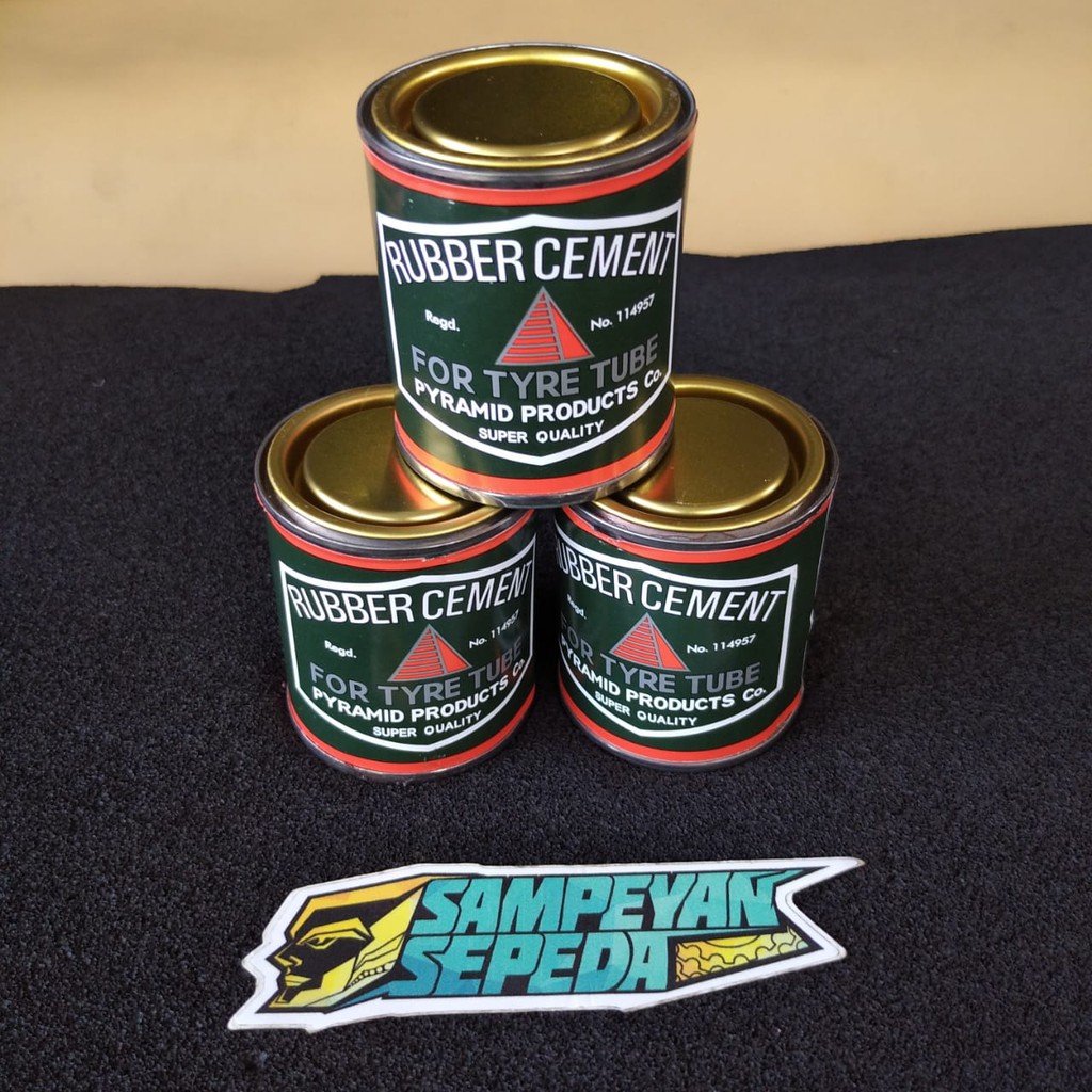

Lem Karet Tambal Cacing Tubeless Rubber Cement Tip Top Pyramid 90Gram