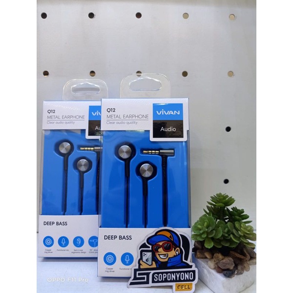 Vivan Q12 Deep Bass Metal Earphone