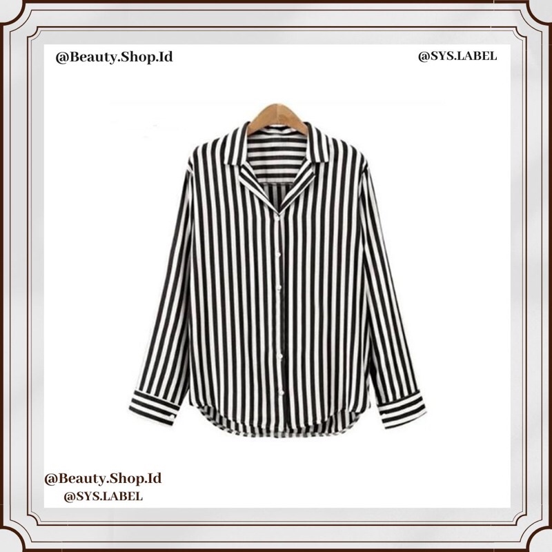 [SYS.LABEL] Mille Shirt - Kemeja Salur C1