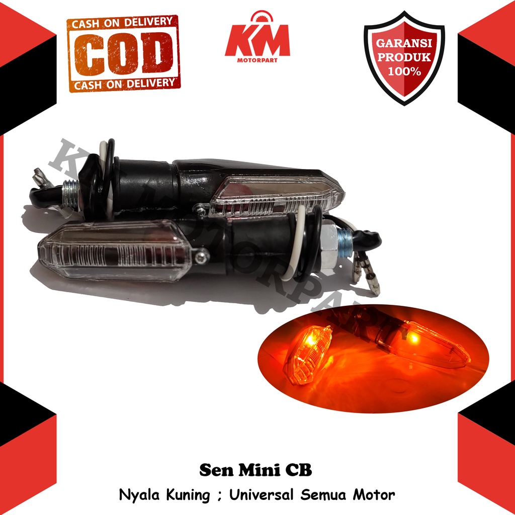 Sen Mini CB New Sepasang Lampu Sein