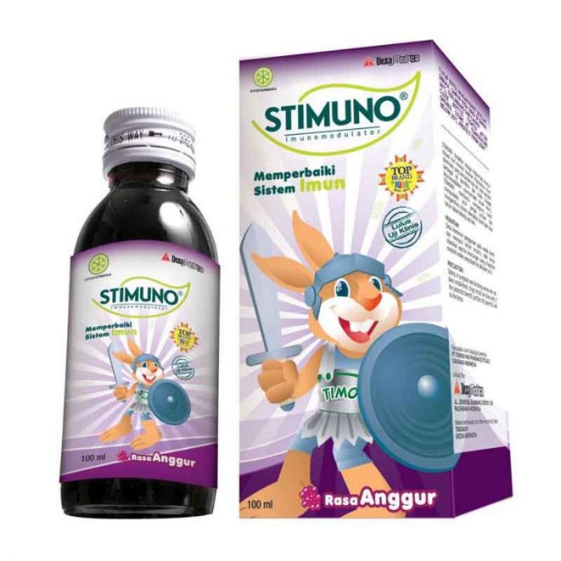 Stimuno Syrup Rasa Anggur 100ml - Daya Tahan Tubuh Anak