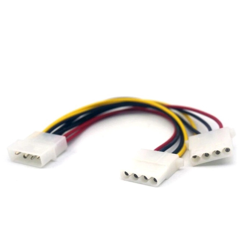 Kabel Antarmuka Drive Optik btsg Hardisk 20cm 4pin Satu Dalam Dua Power PSU 2arah